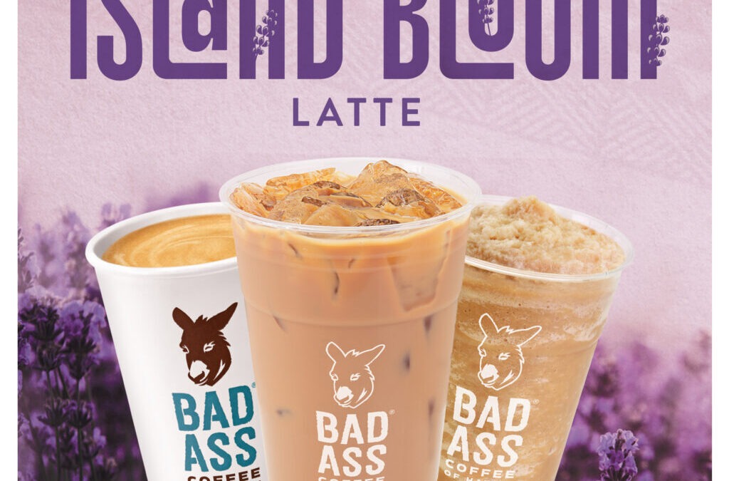 Bad Ass Coffee of Hawaii Launches Island Bloom Latte for Spring