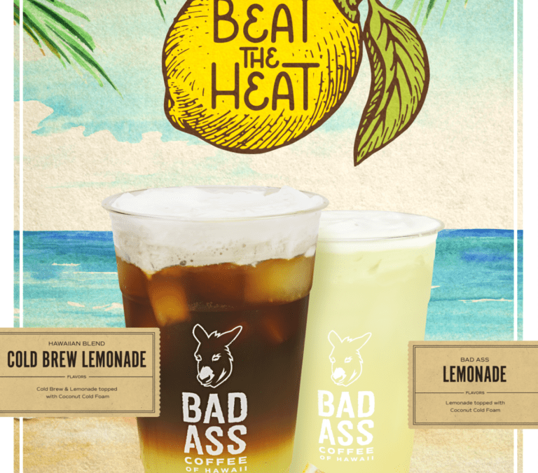 Beat the Heat: Bad Ass Coffee of Hawaii Launches Lemonade Innovation